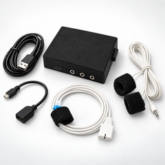 גרסת פוליגרף NANO עם 2 חיישנים עם USB או BLE להקלטה באייפון ואנדרואיד. עם שילוב AI, תוצרת מומחים
