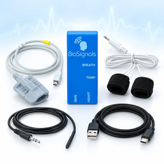 BioSignals 3-Sensor Biofeedback Kit for Home & Professional Training
