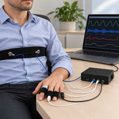 BioSignals 4-Sensor Polygraph System with Integrated AI