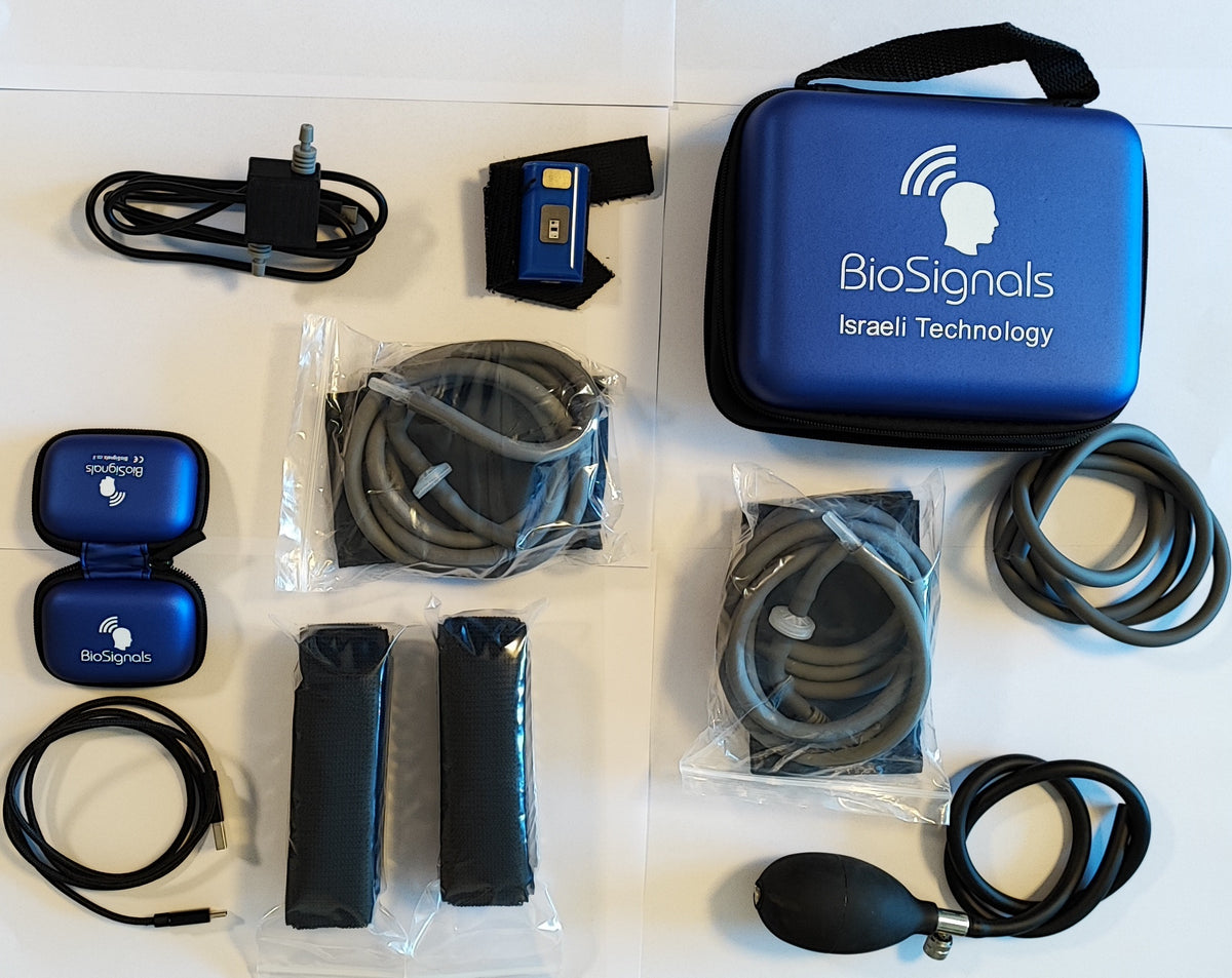 Polygraph Machine on the Finger with 7 Signals and PC software and Mobile phone recording APP, with AI integration, Made by Experts